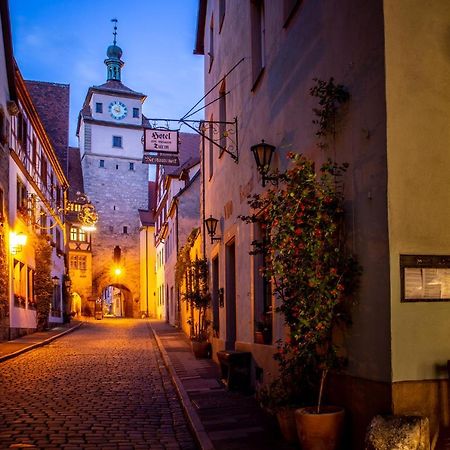 Gästehaus am weißen Turm Rothenburg ob der Tauber Exterior foto